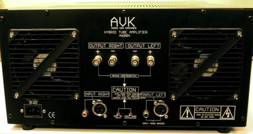 AVK A600H panel frontal